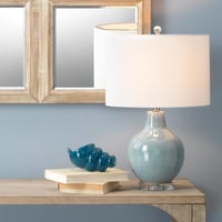 Ashley Relaxed Elegance Nolan Table Lamp, Blue