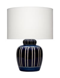 Ashley Relaxed Elegance Marion Table Lamp, Navy Blue