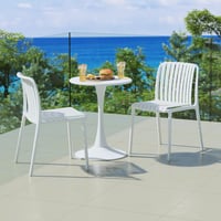 Ashley Westin Furniture Harlow Outdoor Dining Table and 2 Chairs, White