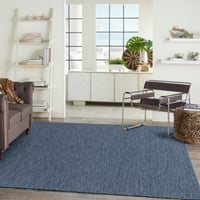 Ashley Nourison Home 9' x 12' Area Rug, Navy Blue