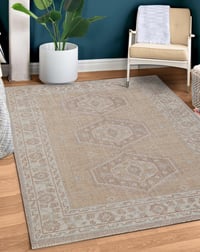 Ashley Terra by Obeetee Paloma 8'10" x 11'9" Area Rug, Gold/Brown