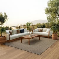 Ashley Nourison Home Tulum 9' x 12' Area Rug, Brown