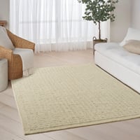 Ashley DKNY 5'3" x 7'3" Area Rug, Light Green