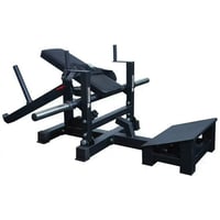 BalanceFrom Signature Fitness Glute Bridge Plate-Loaded Hip Thrust Machine Black Steel Frame 176.37 lb