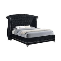 Coaster Furniture E King Bed Black (Mattress Not Included)