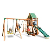 SPORTSPOWER OLYMPIA WOOD SWING SET