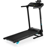 Sound Around SereneLife Smart Digital Folding Treadmill - Electric Foldable Exercise Fitness Machine  Black