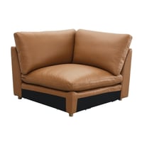 ACME Furniture ACME Brighton Modular - Wedge in Brown Top Grain Leather