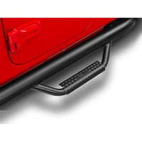 N-Fab Wheel-To-Wheel Textured Black Nerf Steps Fit 20-24 Jeep Gladiator JT 4 Door All Beds