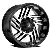 LUXXX HD Alloy Rims LHD4 20X10 5127/139.7 -18 78.1 Gloss Black Machined Face