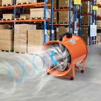 BENTISM 16 Extractor Fan Blower Portable 16.4ft Duct Hose Ventilator Industrial
