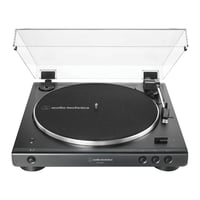 Audio-Technica 2-Speed Belt-Drive Fully Automatic Turntable with Bluetooth 45 RPM Adapter Switchable Phono Preamp and RCA Out AT-LP60XBT