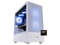 Advanced Battlestations ABS Aeolian Ruby Gaming PC - Windows 11 - AMD Ryzen 7 7800X3D - GeForce RTX 5070 Ti - DLSS 4 - AI-Powered Performance - 32GB DDR5 6000 - 2TB M.2 NVMe SSD - AR7800X3D5070TI2