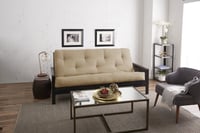 Sorra Home - 12 inch Reversible Tufted Futon Mattress Queen Size