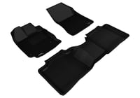 3D/U Ace  Inc. 3D MAXpider L1TY13401509 Complete Set Custom Fit All-Weather Floor Mat for Select Toyota Venza Models - Kagu Rubber (Black)