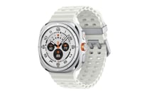 SAMSUNG ELECTRONICS AMERICA Samsung Galaxy Watch Ultra 47mm LTE Titanium Smart Watch  Titanium White  White Sport Band (2025)