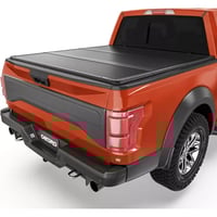 LEDKINGDOMUS RVNI Truck Bed Tonneau Cover FRP Hard Folding Fit for Dodge Ram 1500 2002-2023 2024 2025 Classic & New for 2003-2025 Dodge Ram 2500 3500 2003-2024 6.4 ft Bed