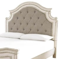 B743-57 Ashley Furniture Realyn Queen Upholstered Panel Bed