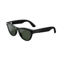 METAFiit Ray-Ban Meta (Gen 2) Skyler Shiny Black Transitions® Graphite Green Lenses | Smart AI Glasses