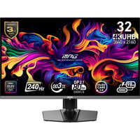 MSI MPG 322URX QD-OLED 31.5 16:9 4K Ultra HD 240Hz HDR Gaming Monitor Metallic Black