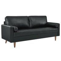 Modway Valour Leather Sofa-EEI-4633-BLK
