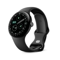 Google Pixel Watch 4 (41mm) - Android Smartwatch with Domed Display  Comprehensive Health and Fitness Tracking  and Help from Gemini - Matte Black Aluminum Case - Obsidian Active Band - LTE