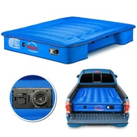 Airbedz by Pittman Outdoors - Truck Bed Air Mattress Full Size 8.0 Ft Bed With Built-In Rechargeable Battery Air Pump Blue