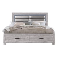 Global Furniture Farmhouse Glam King Bed Group Set