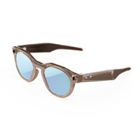 METAFiit Oakley Meta HSTN Brown Smoke Prizm™ Deep Water Polarized Lenses | Smart AI Glasses