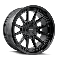 18x9 Mayhem 8116 Intrepid Gloss Black Wheel 5x5/5x5.5 (-12mm)
