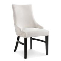 Furniture of America Neris Wood Indoor Dining Chairs with Wingback  Off-White (Set of 2)