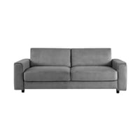 AC PACIFIC CORPORATION Modern Contemporary Upholstered Corduroy Plush Tufted Sofa  Grey