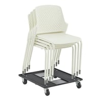 Safco Next Stack Chairs(4) in White - 19.75 L x 19.75 W x 33 H