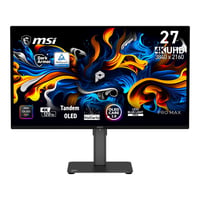 MSI 27 UHD (3840 x 2160) HDMI DP USB Type-C 15W PD 120Hz 0.03ms NVIDIA G-SYNC AMD FreeSync Premium Pro QD-OLED Professional Office Monitor - PRO MAX 271UPX12G WMT