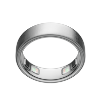 Oura Ring 5 Brushed Silver Size 9 World s Smallest Smart Ring Sleep Activity Health Tracker