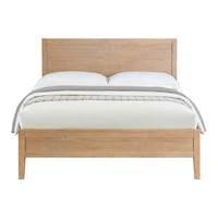 Bolton Furniture Arden 4-Piece Bedroom Set with Queen Bed/Open Shelf Nightstand/Chest/Dresser