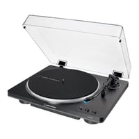 Audio-Technica 2-Speed Belt-Drive Automatic Turntable with 45 RPM Adapter Switchable Preamp 3-Piece Chassis RCA Out AT-VM95 Stylus Black/Gray