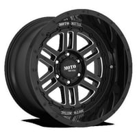 Moto Metal Aluminum Rim MO800 DEEP SIX 20X10in Gloss Black Milled Finish  MO80021050318N
