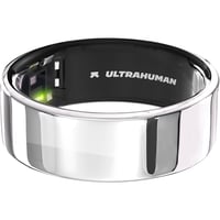 Ultrahuman Ring AIR Size 13 - World’s Lightest Sleep-Tracking Wearable - Space Silver (No Monthly Subscription)