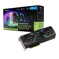 PNY NVIDIA GeForce RTX™ 5070 Ti Epic-X™ ARGB OC Triple Fan Graphics Card 16GB GDDR7 2.98-Slot
