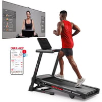 Sunny Health & Fitness Treadmill Elite Smart Auto Incline 20” Deck Treadmill with 300 LB Weight Capacity w Bluetooth & Free SunnyFit® App Membership - SF-T723016
