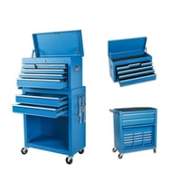 Tool Chest  8-Drawer Rolling Tool Storage Cabinet with 2 in 1 Detachable Top Tool Box