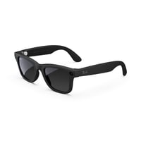 Ray-Ban Meta Wayfarer Glasses with Meta AI Audio Photo Video Compatibility Matte Black Polarized Gradient Graphite Lenses Large Fit