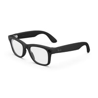 METAFiit Ray-Ban Meta (Gen 2) Wayfarer Large Matte Black Clear Lenses | Smart AI Glasses