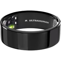 Ultrahuman Ring AIR Size 5 - World’s Lightest Sleep-Tracking Wearable - Aster Black (No Monthly Subscription)