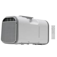 KFFKFF Mobile Cooling System 4250 BTU Triple-Speed Climate Control Device with 24H Schedule Portable AC with 16-32℃ Range Suitable for AC/DC Ideal for Outdoor Shelters