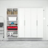 Prepac Manufacturing Ltd. Prepac HangUps 90 Storage Cabinet Set D 3 Pieces White