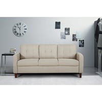 US Pride Furniture Uspridefurniture Sofa  Beige Linen