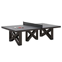 Medal Sports 9-ft Fremont Ping Pong Tennis Table Official Size with Durable Metal Net by Barrington Billiards