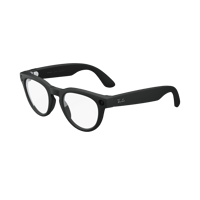 Ray-Ban Meta (Gen 2)  Headliner  Matte Black  Clear Lenses | Smart AI Glasses  Camera  Audio  Video